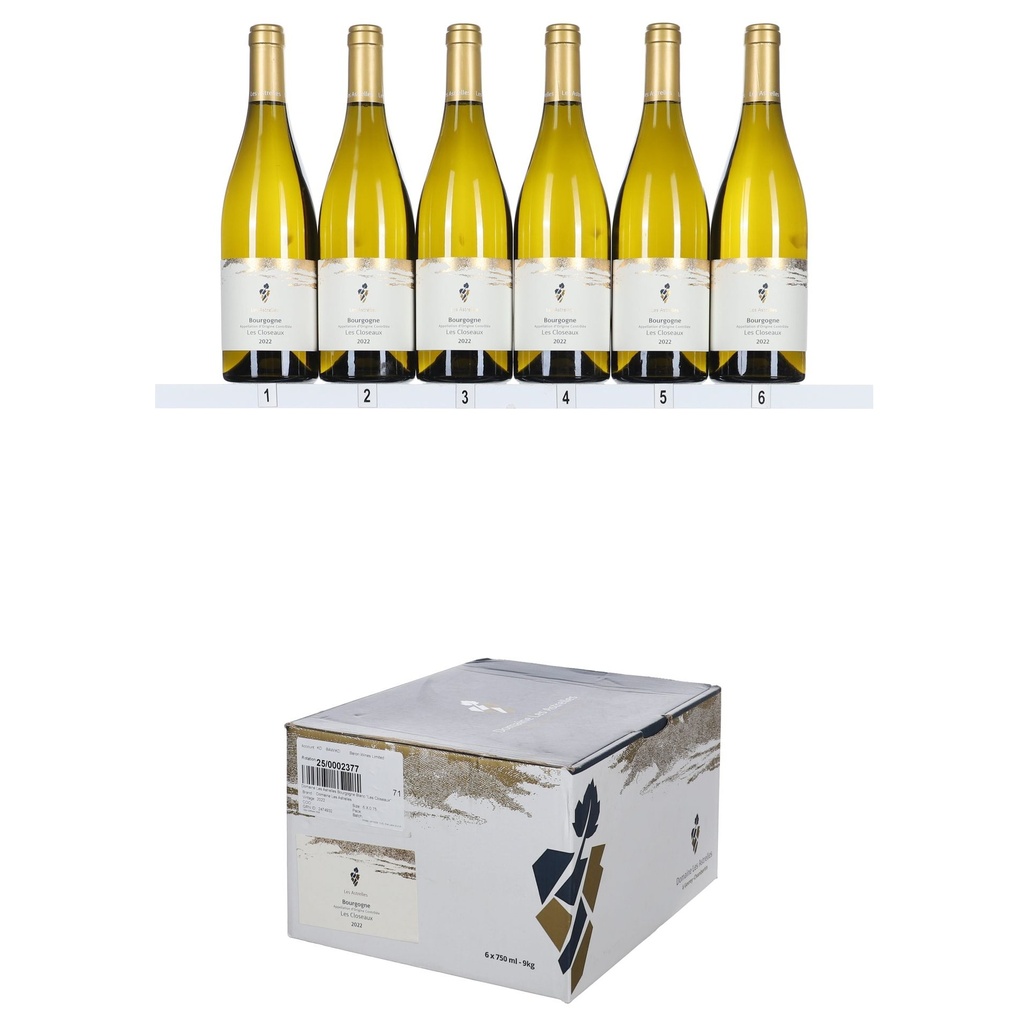 Domaine Les Astrelles Bourgogne Blanc "Les Closeaux" 2022 (OCC/6)