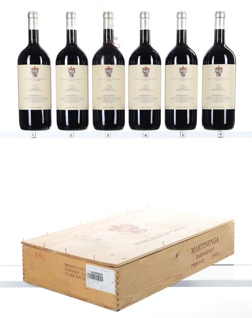 Marchesi di Gresy Barbaresco Gaiun 1990 Magnum (OWC/6)