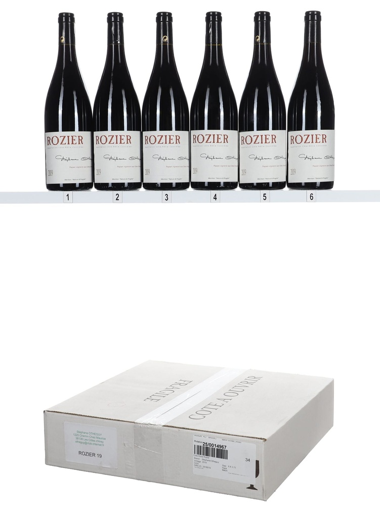 Stephane Otheguy Cote Rotie Rozier 2019 (OCC/6)
